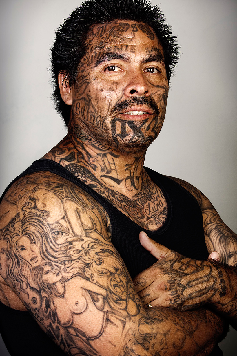 Steven Burton Photoshops Away Ex-Gang Members' Tattoos for 'Skin Deep'  Photos