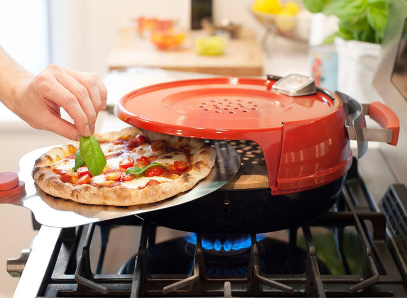 pizzeria pronto stovetop pizza oven designboom