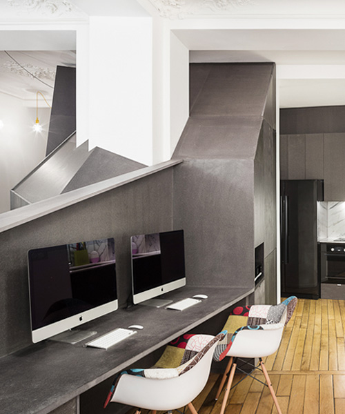 studio razavi remodels haussmanian apartment for young parisian couple