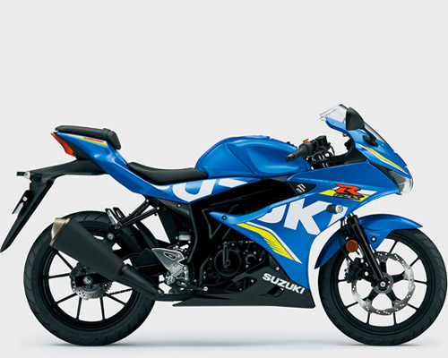 suzuki GSX-R125 motorcycle is top of the 125cc class