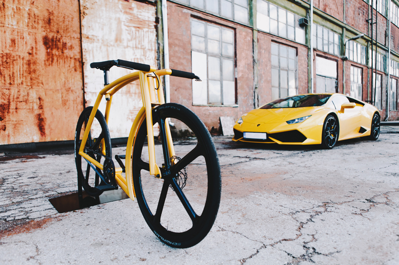 viks gt lamborghini bike designboom