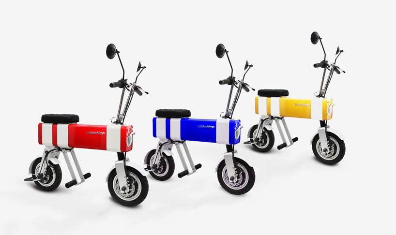 motochimp electric motorcycle designboom