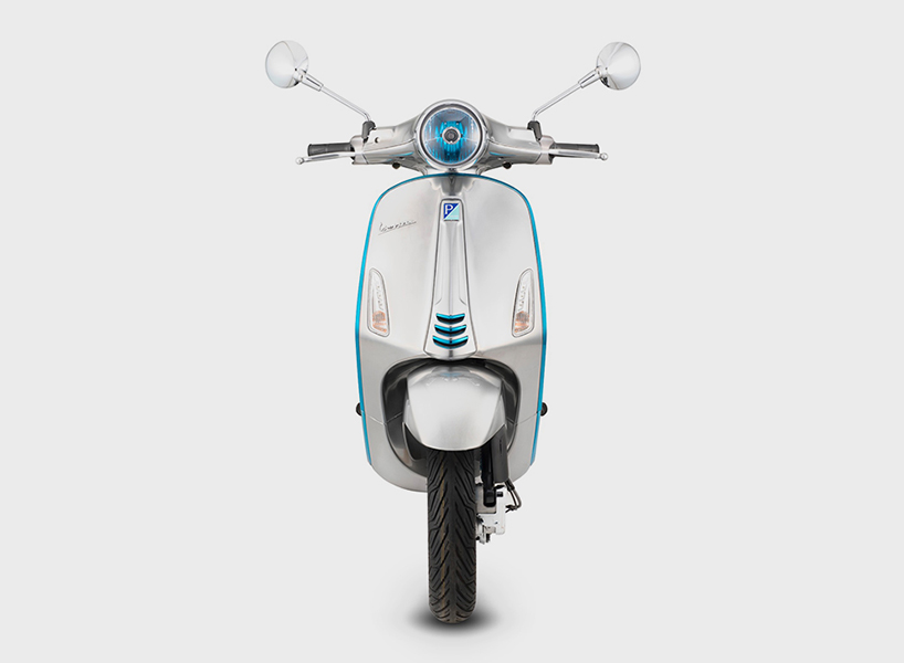 the piaggio ciao racer by OMT garage is a supercharged moped