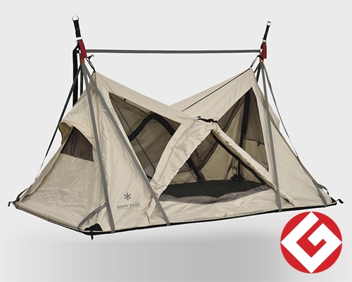 snow peak's sky nest tent wins g-mark japan GOOD DESIGN award