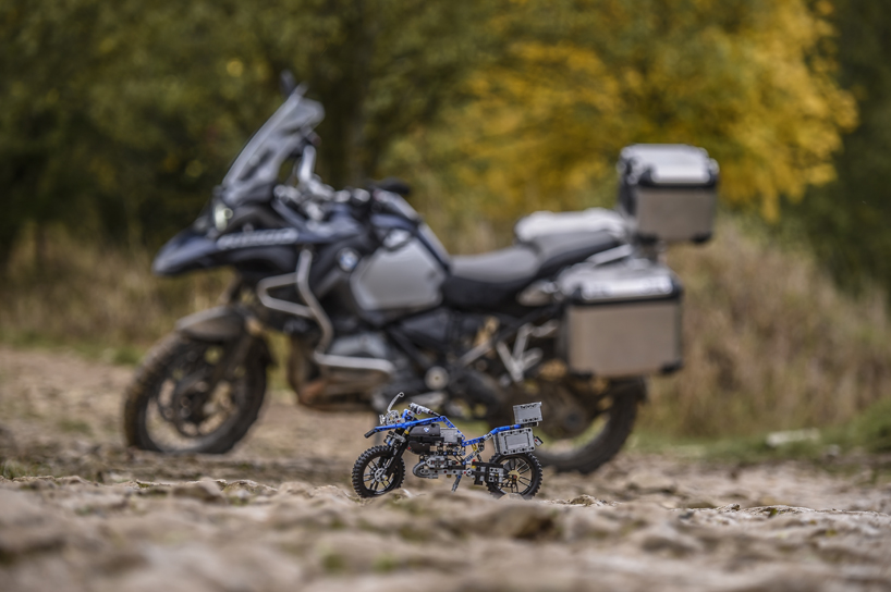 LEGO technic BMW R 1200 GS adventure designboom