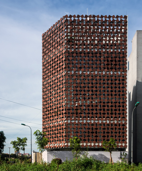 H&P architects' breathing house in vietnam features double-layer façade