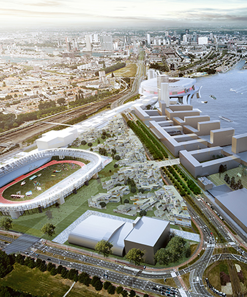 OMA's masterplan for sports city in rotterdam gets approved