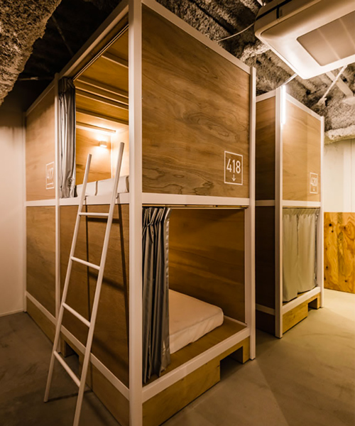 cleanliness is key inside BUNKA hostel in tokyo by UDS