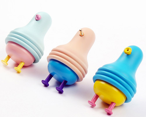 tomogram playfully crafts a colorful stack-toy collection
