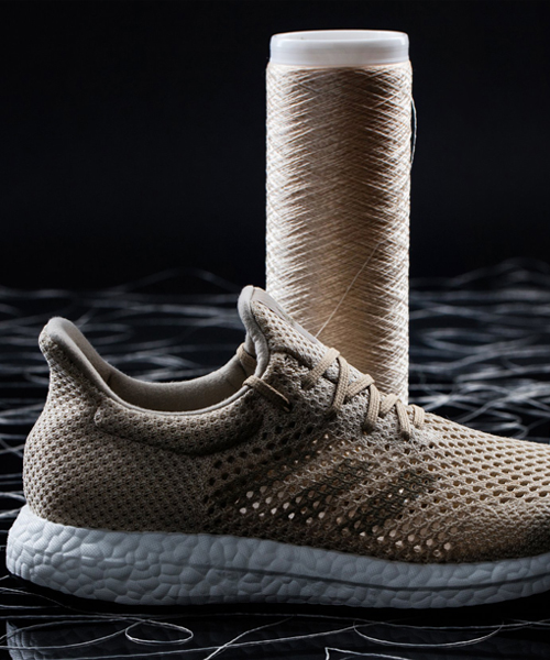 adidas weaves synthetic spider silk in latest biodegradable sneakers
