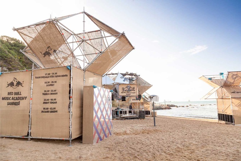 BARN arch. RBMA stage babylon soundgarden music festival kilyos designboom 