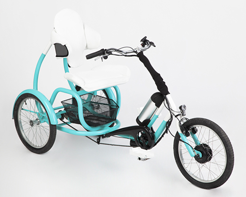 the CERO e-tricycle emphasizes strength + support
