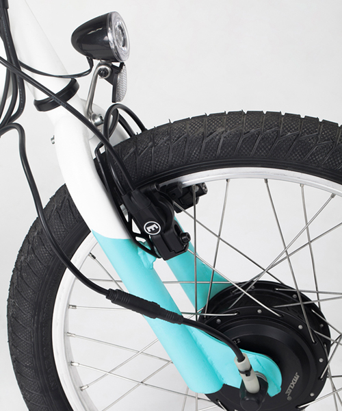 the CERO e-tricycle emphasizes strength + support