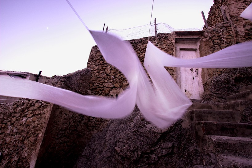 EPHEMERAL installation pier alessio rizzardi TCA think tank spain designboom