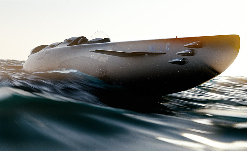ortega mk 1C three-seater personal submarine designboom