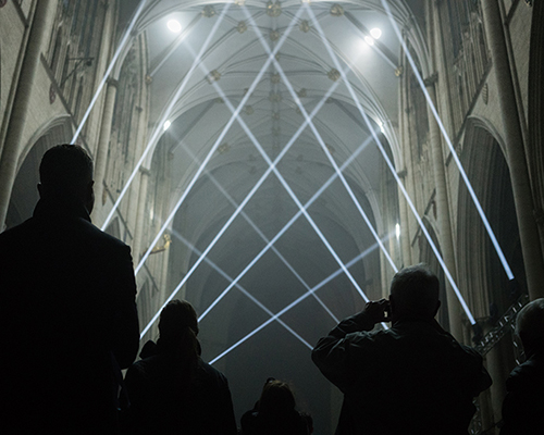 jason bruges' 'light masonry' eerily illuminates york minster cathedral