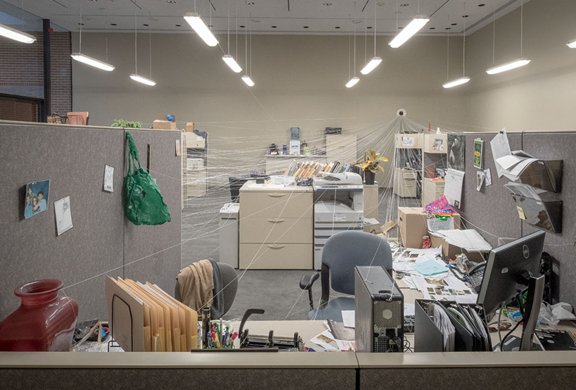 Messy Office Cubicles