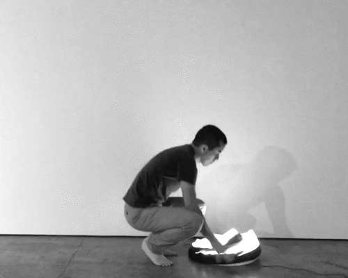 kazuhiro yamanaka's collapsible moon lamp unfolds like photo-reflectors