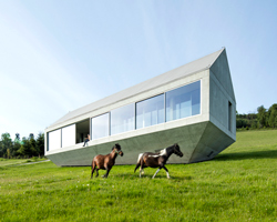 concrete konieczny's ark house by KWK promes completed in poland