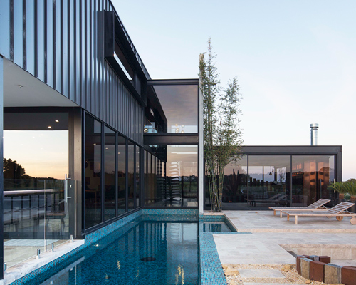 australian pool residence conceived as a place to live and entertain