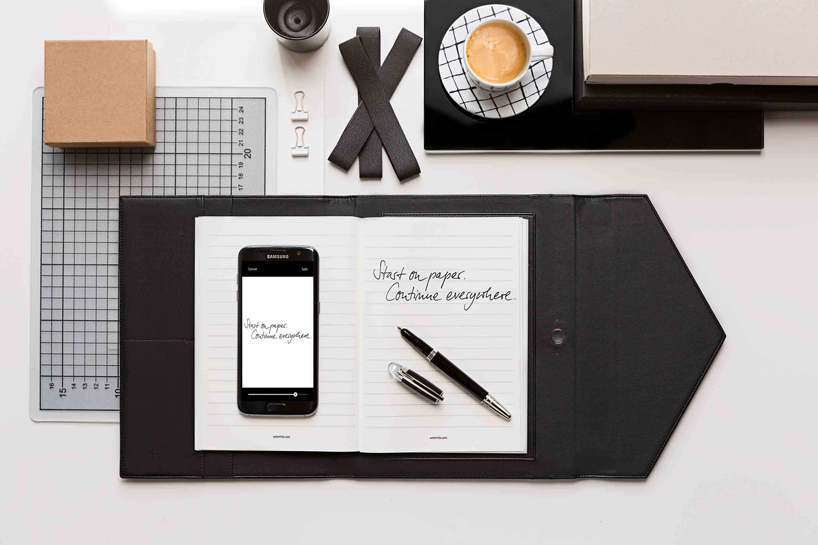 montblanc augmented paper designboom