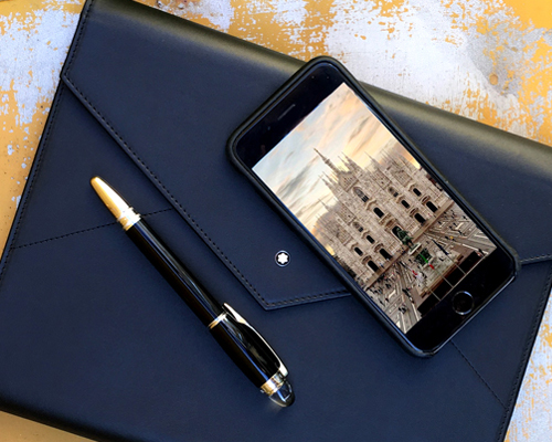 hands on montblanc augmented paper!