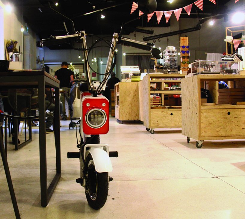 motochimp electric motorcycle designboom