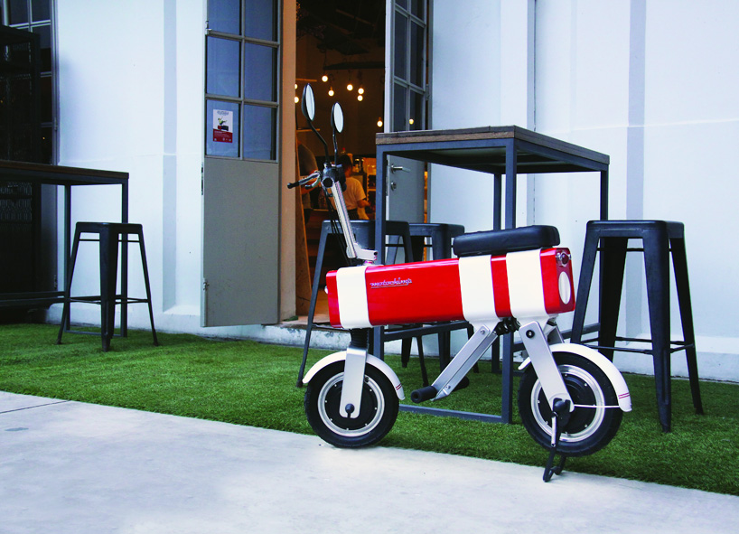 motochimp electric motorcycle designboom