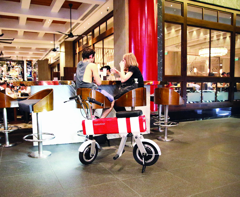 motochimp electric motorcycle designboom