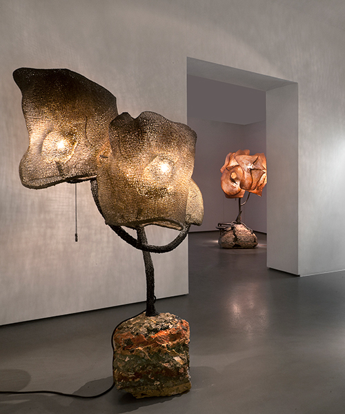 nacho carbonell debuts functional fairy-tale lamps in 'forest' exhibition