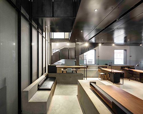 neri & hu converts ex-missile factory in beijing into garage, café and offices