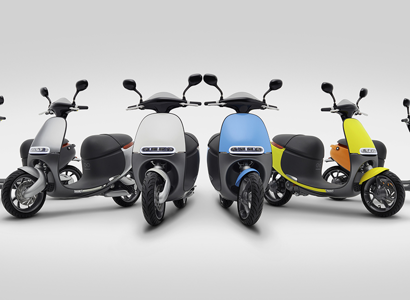 gogoro smartscooter EV designboom