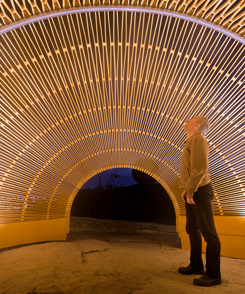 nicole larkin sites luminous landmark near sydney's bondi beach