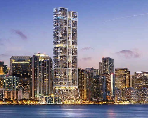 foster + partners submits plans for twin waterfront towers in miami