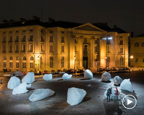 olafur eliasson releases short films on ice watch paris to highlight global warming