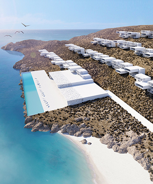 potiropoulos+partners envisions mykonos white boxes resort
