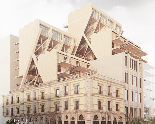 the city above the city competition: romero+santana's rooftop houses