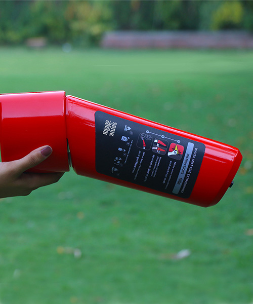 senik fire extinguisher by sailee adhao is quick+easy for emergencies