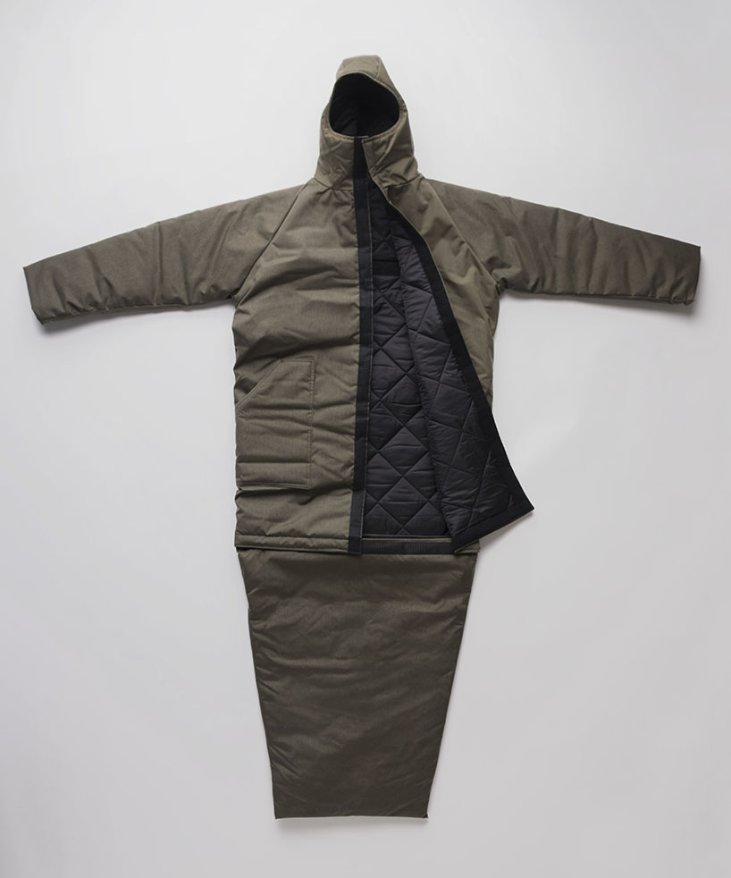 Coat/sleeping bag for homeless people – Fabrickated