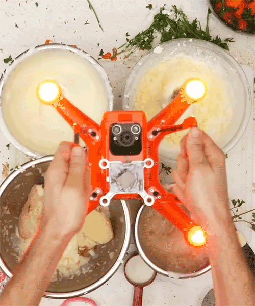 how to cook thanksgiving dinner with a drone