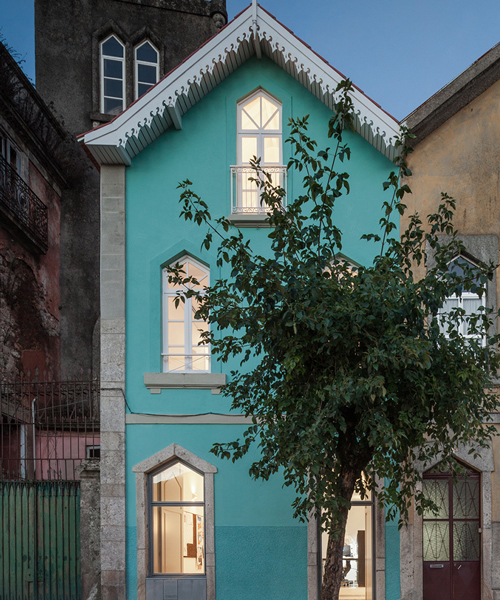 tiago do vale architects refurbishes 'three cusps chalet' in portugal
