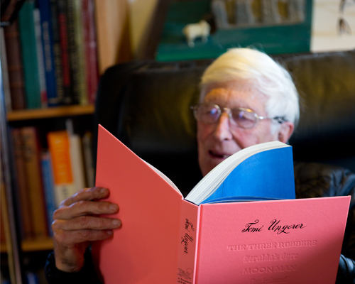 interview: tomi ungerer talks a treasury of 8 books in london