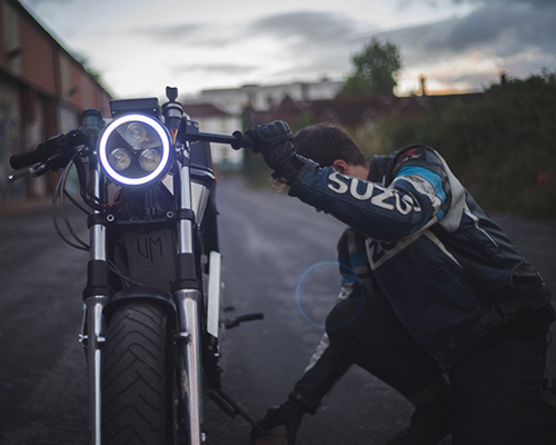 union motion unveils the akira inspired 'phaser type 1' electric motorcycle