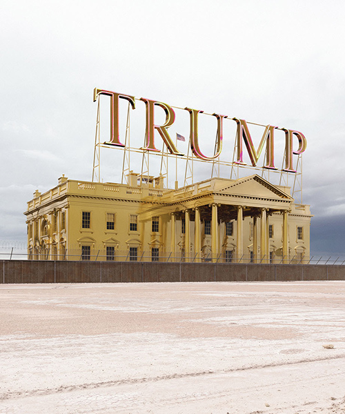 víctor enrich envisions an isolated, gold-clad 'fort knox' for president trump