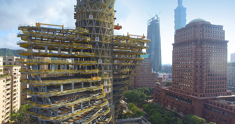 vincent callebaut twisting carbon absorbing tower tao zhu yin yuan
