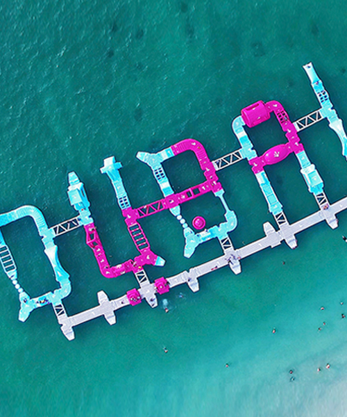 wibit sports installs dubaiTAG, a giant waterpark at jumeirah beach residence