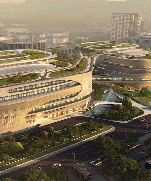 zaha hadid architects' infinitus plaza in guangzhou, china breaks ground