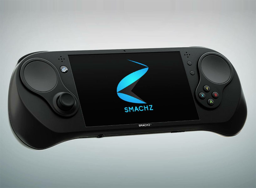 smach Z handheld games console designboom