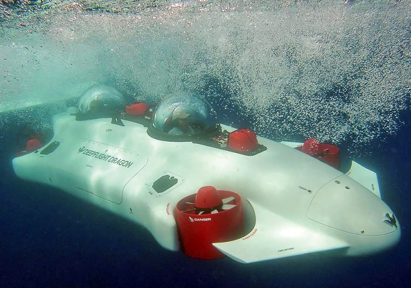 undersea aquahoverer personal submarine designboom