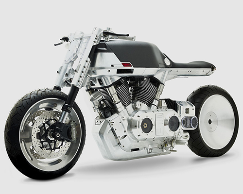 vanguard's motorcycle celebrates utilitarianism with refined style